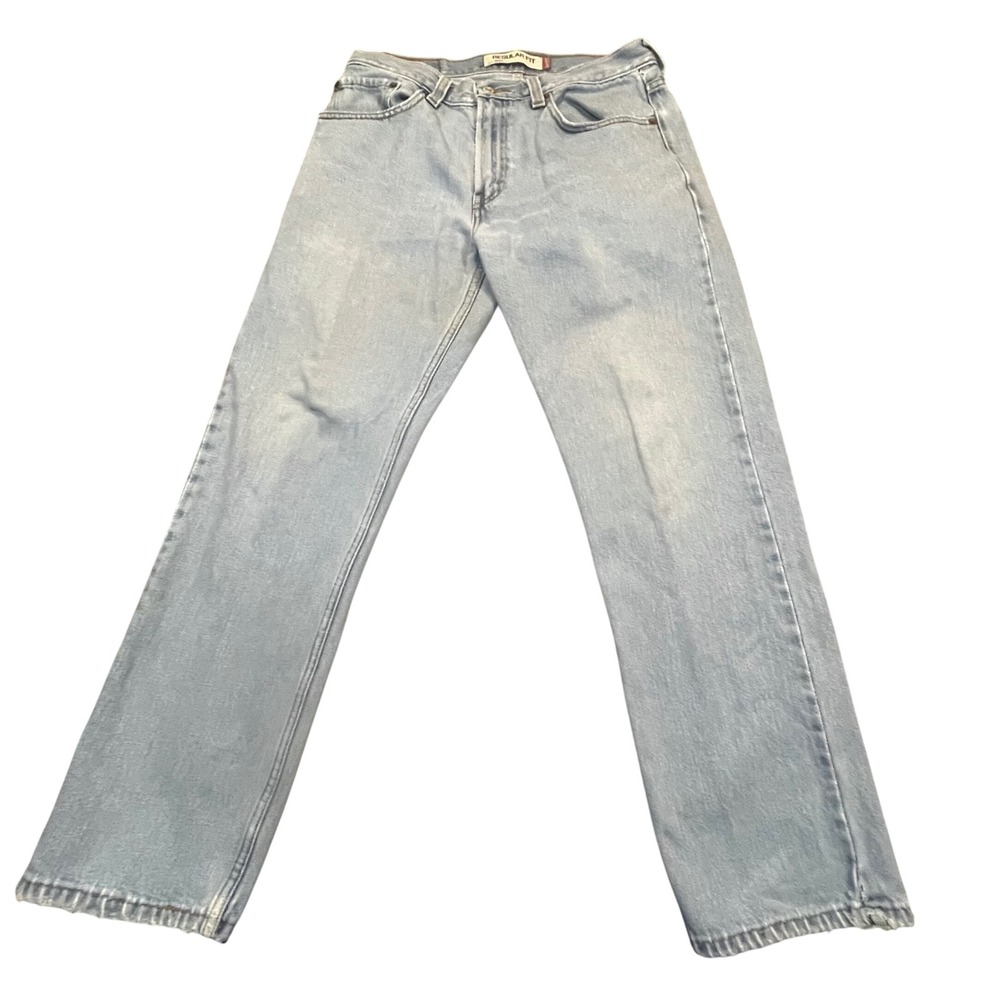 Levis‎ 505 Regular Fit Mens Light Wash Straight Leg Denim Jeans 32X30